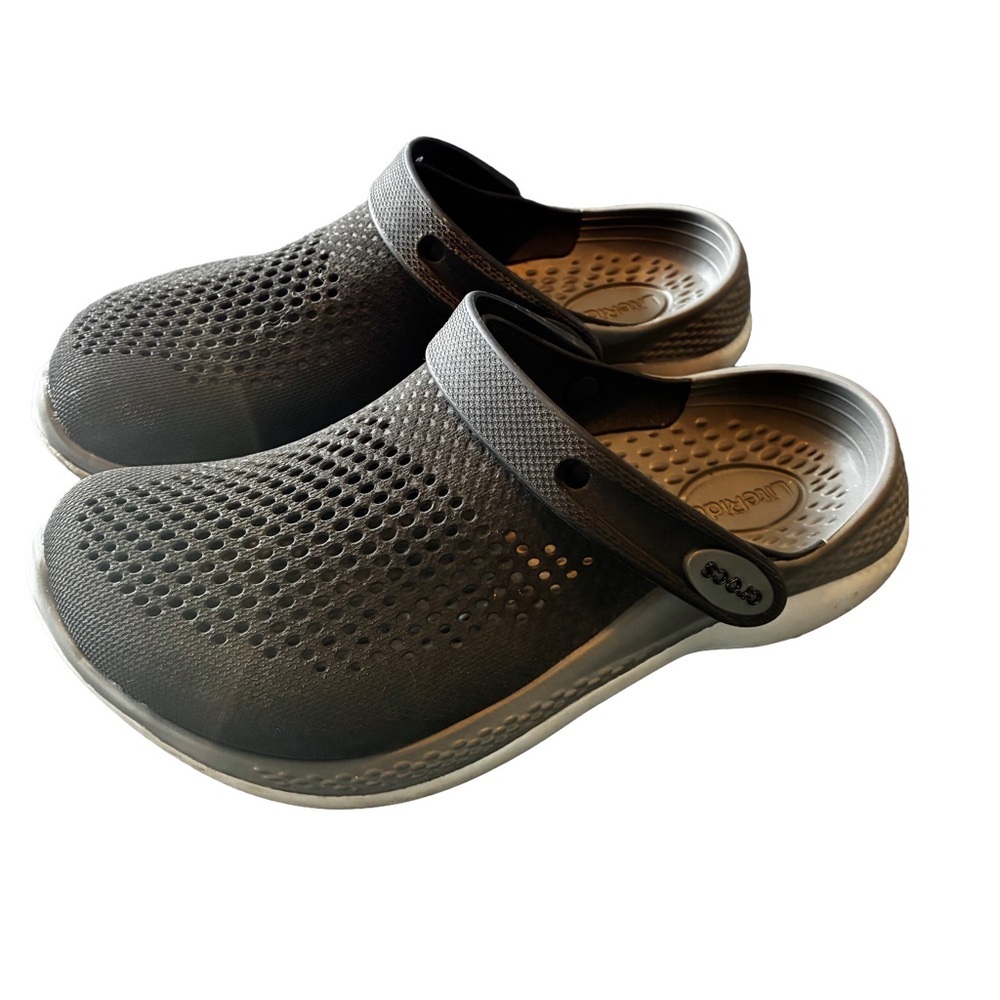 Crocs LiteRide 360 Clogs Black Slate Gray Women’s 6 Men’s 4 🖤 - Picture 3 of 6